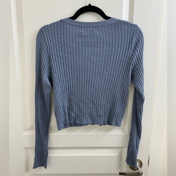 OAK+FORT Blue Cardigan [S] - Picture 2 of 3